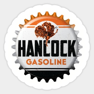 Hancock Gasoline Bottle Cap Retro T-Shirt Sticker